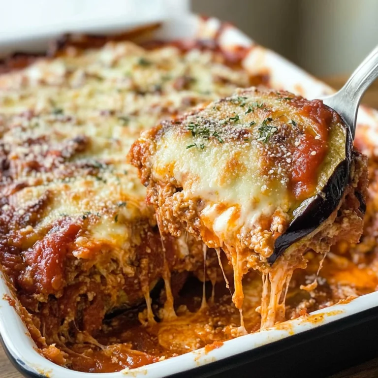 Baked Eggplant Parmesan