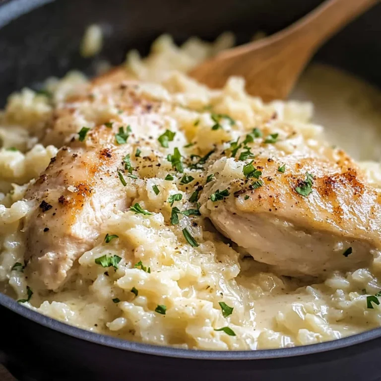 Creamy Parmesan One Pot Chicken and Rice