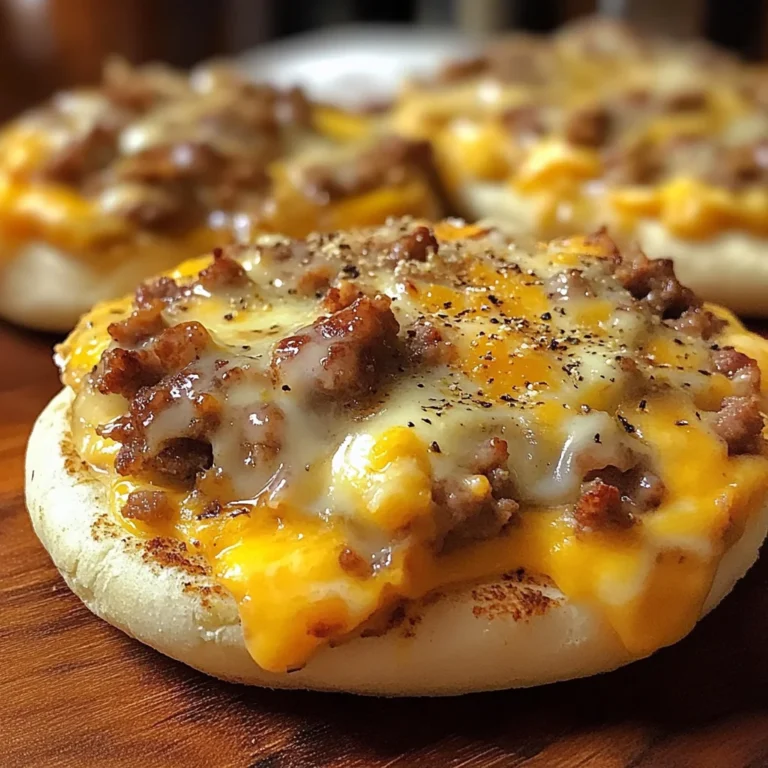 English Muffin Breakfast Pizza