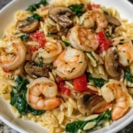 Garlic Orzo Tuscan Shrimp Recipe