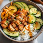 Hot Honey Chicken and Rice Bowls