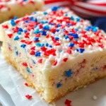 Patriotic Sugar Cookie Bars