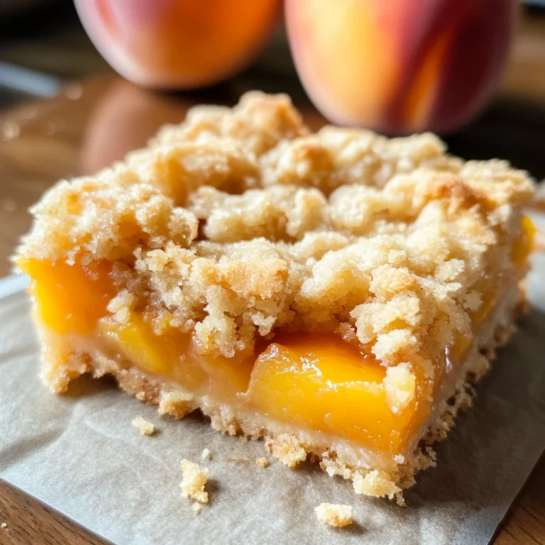 Peach Bars Recipe