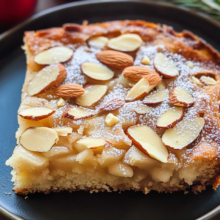 Pear Almond Cake