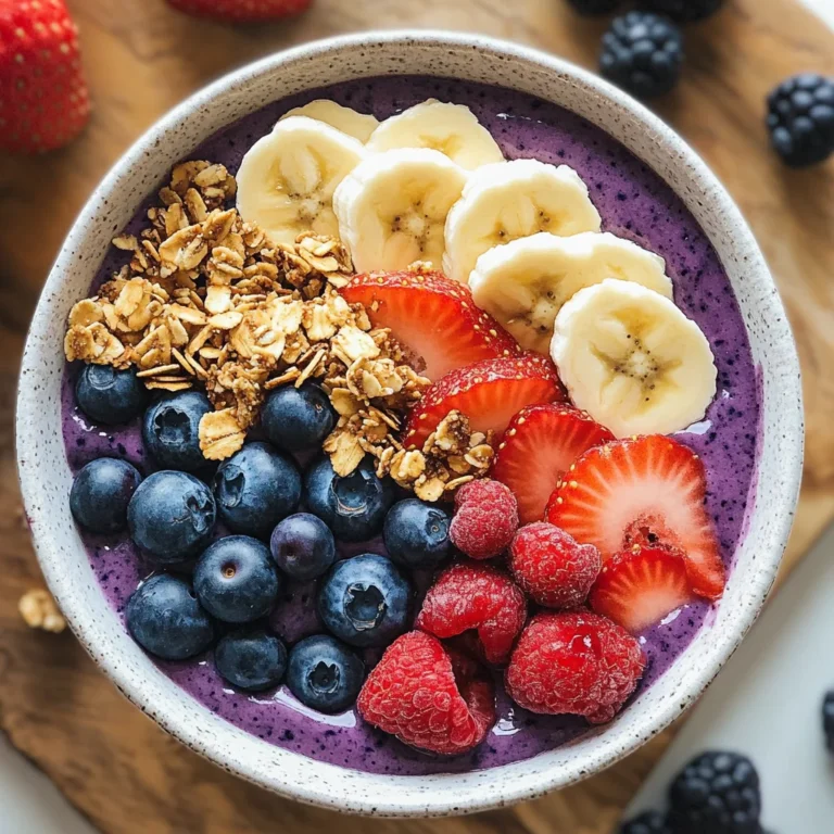 Protein Berry Smoothie Bowl