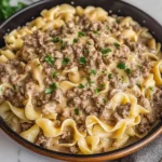30-Minute Ground Beef Stroganoff
