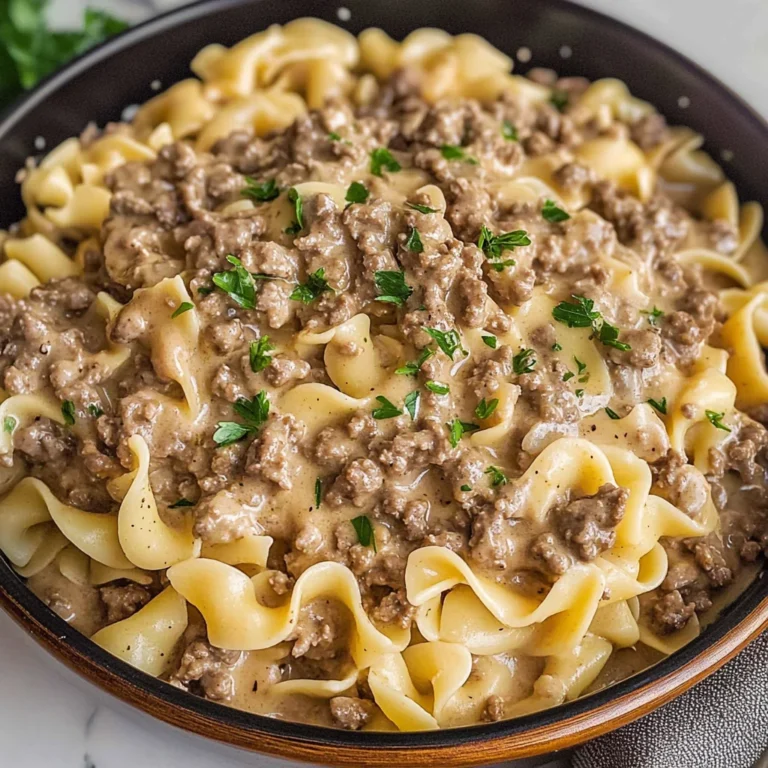 30-Minute Ground Beef Stroganoff