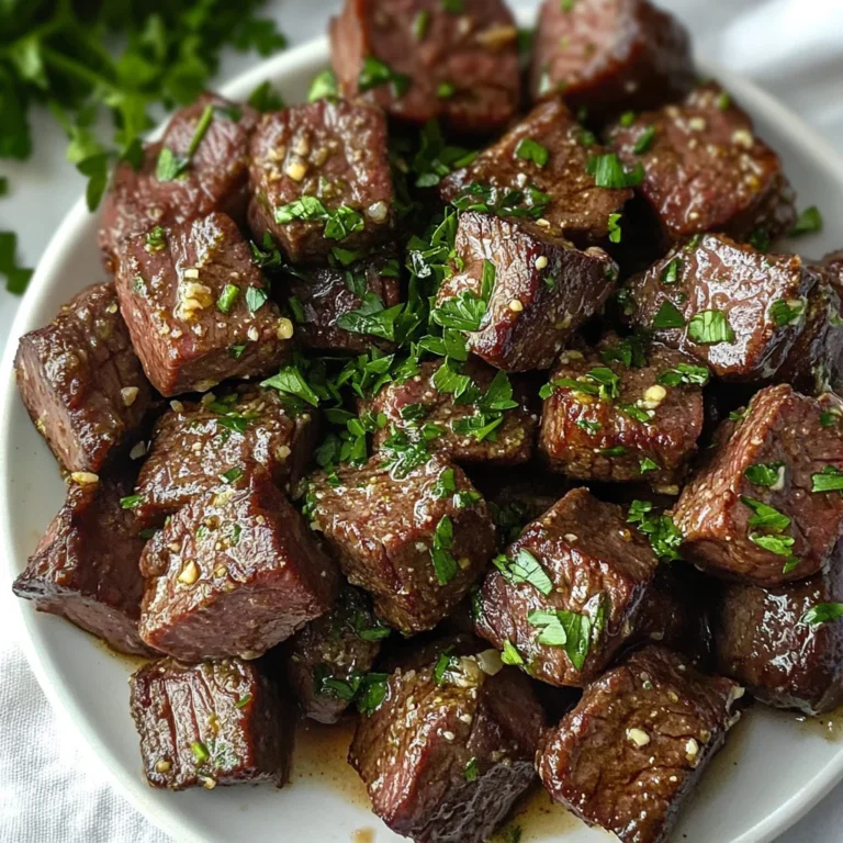 Blackstone Steak Bites (Garlic Butter)
