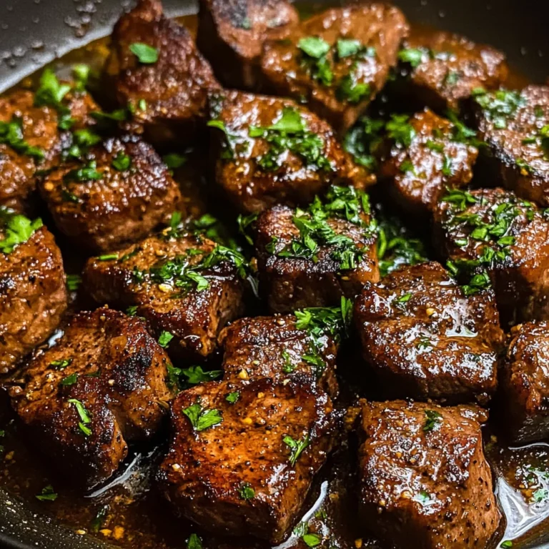 Cajun Garlic Butter Steak Bites