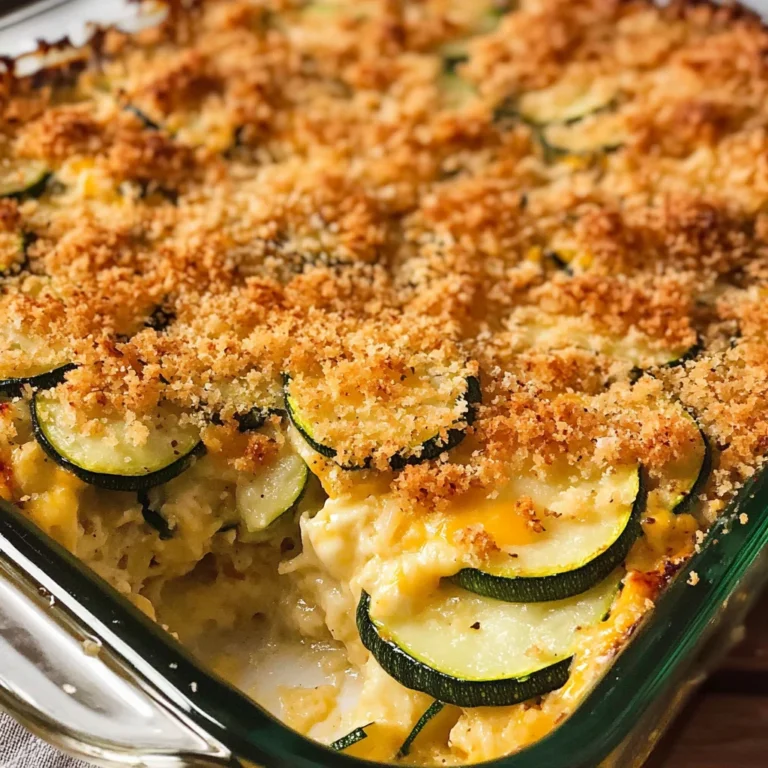 Cheesy Zucchini Casserole Recipe (Easy to Make)