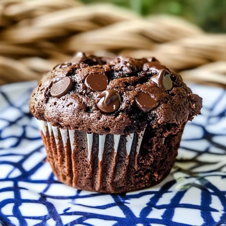 Chocolate Zucchini Muffins