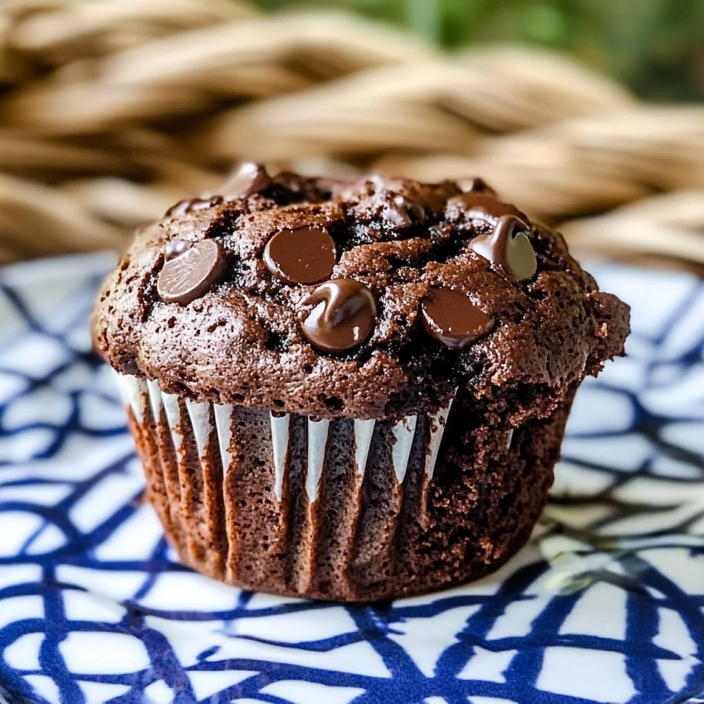 Chocolate Zucchini Muffins
