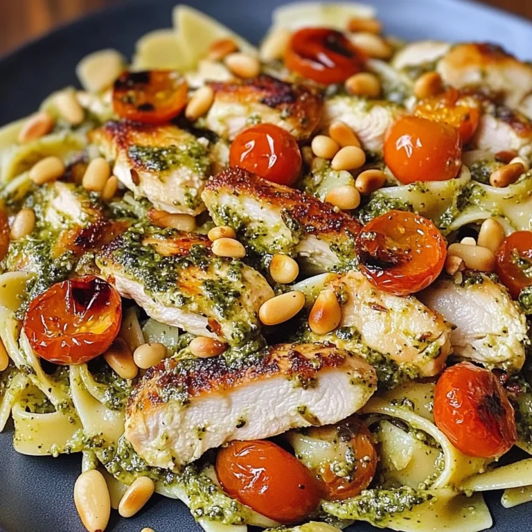 Creamy Chicken Pesto Pasta