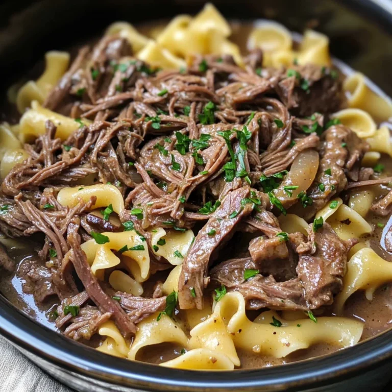 Crock Pot Beef and Noodles