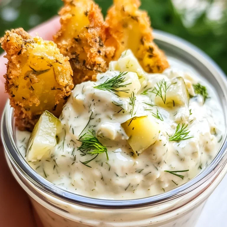 Dill Tartar Sauce with Pickles
