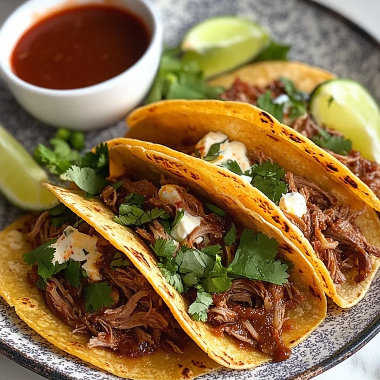 Easy Birria Tacos with Consomme in the Slow Cooker
