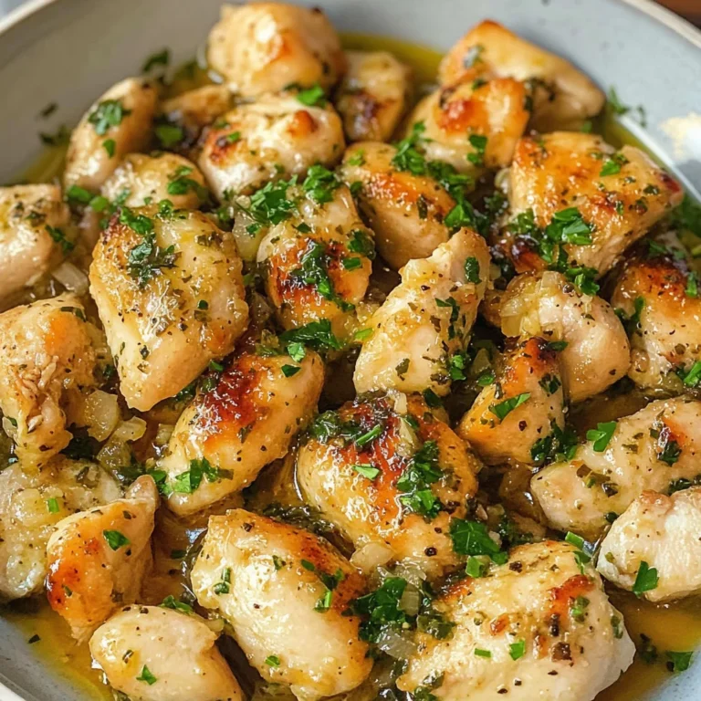 Garlic Butter Chicken Bites