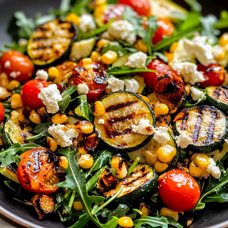 Grilled Zucchini Salad