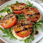 Heirloom Tomato Salad with Whipped Feta and Balsamic