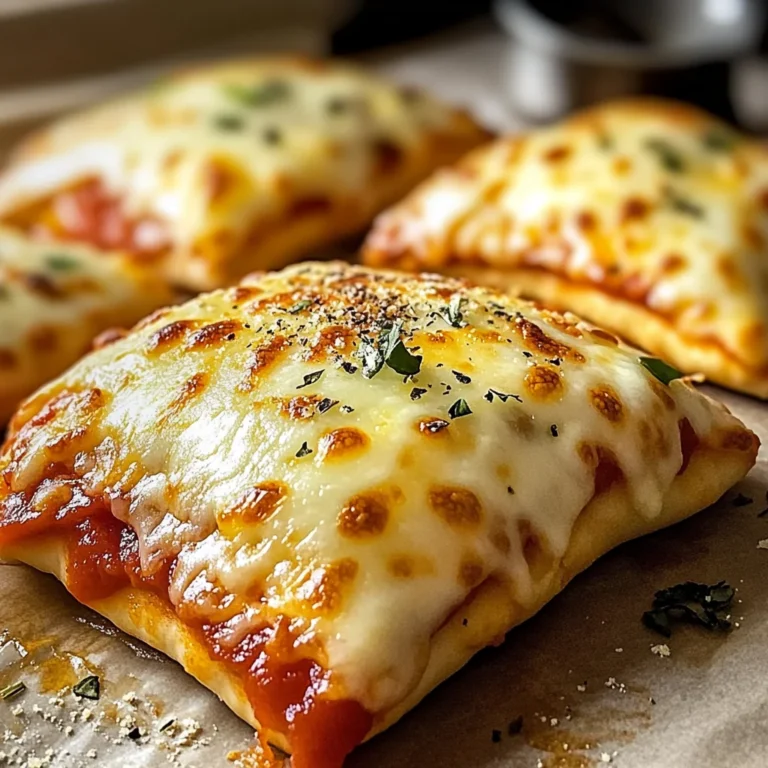 Homemade Easy Cheesy Pizza Pockets