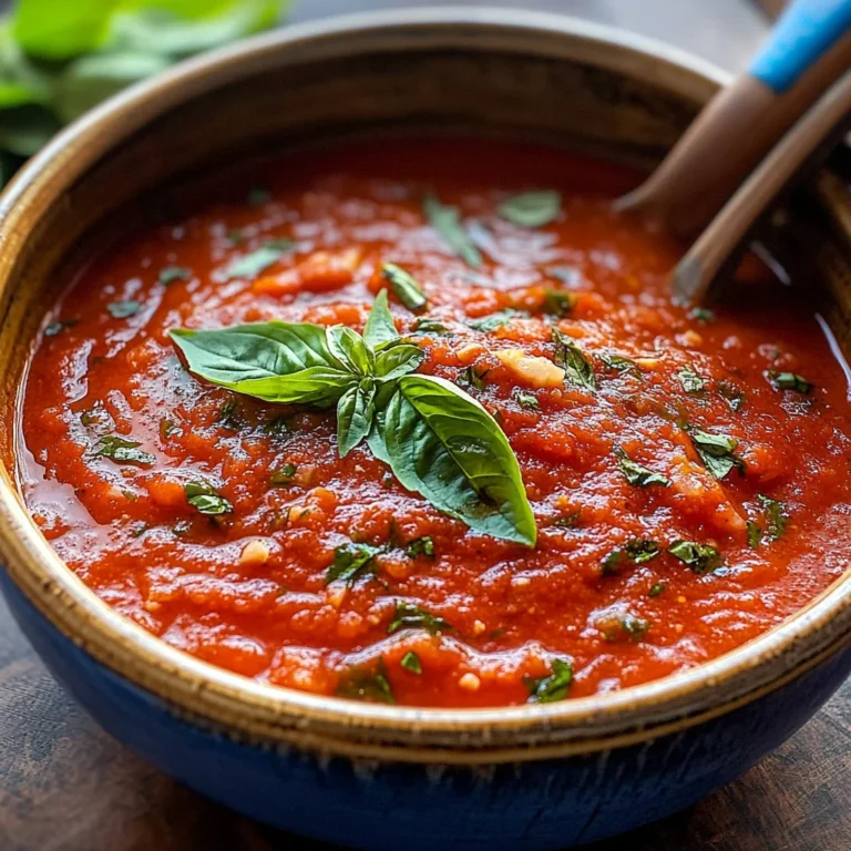 Homemade Marinara Sauce