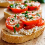Italian Tomato Sandwiches