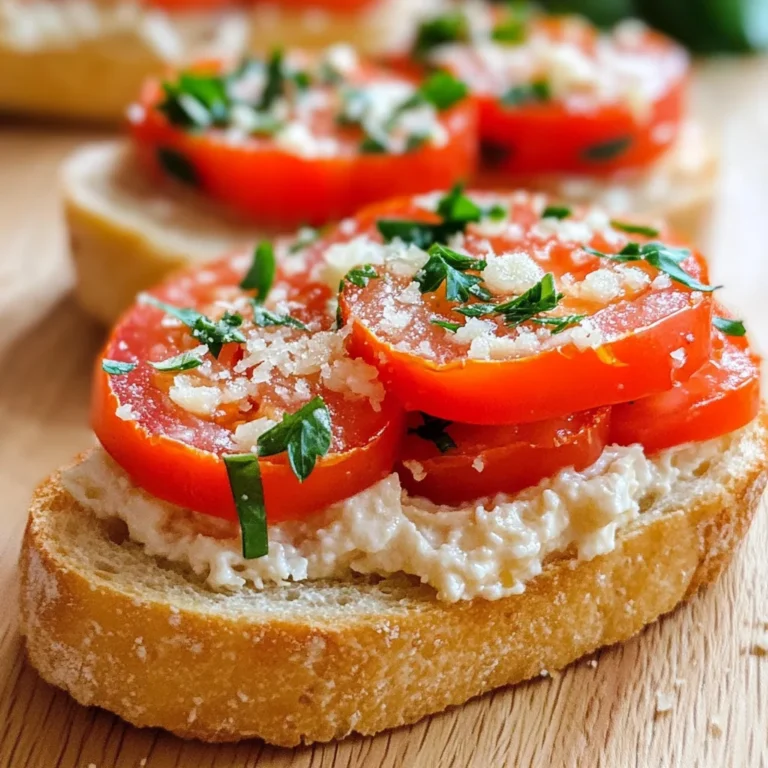 Italian Tomato Sandwiches