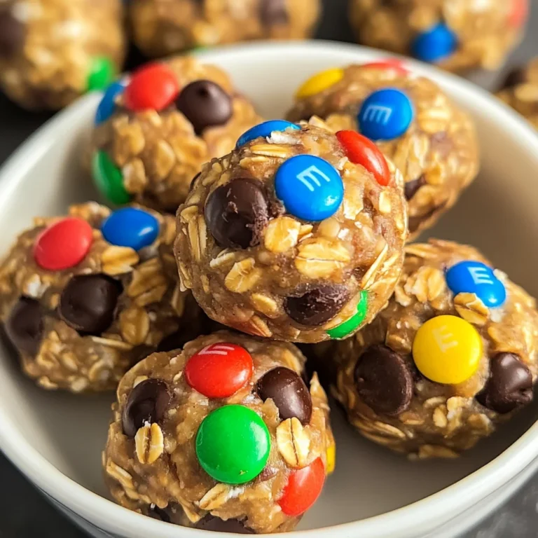 No-Bake Monster Energy Bites