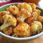Parmesan Cauliflower Bites - Just 5 Ingredients