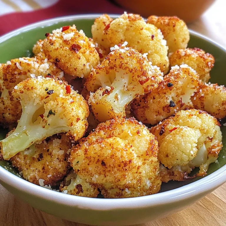 Parmesan Cauliflower Bites - Just 5 Ingredients