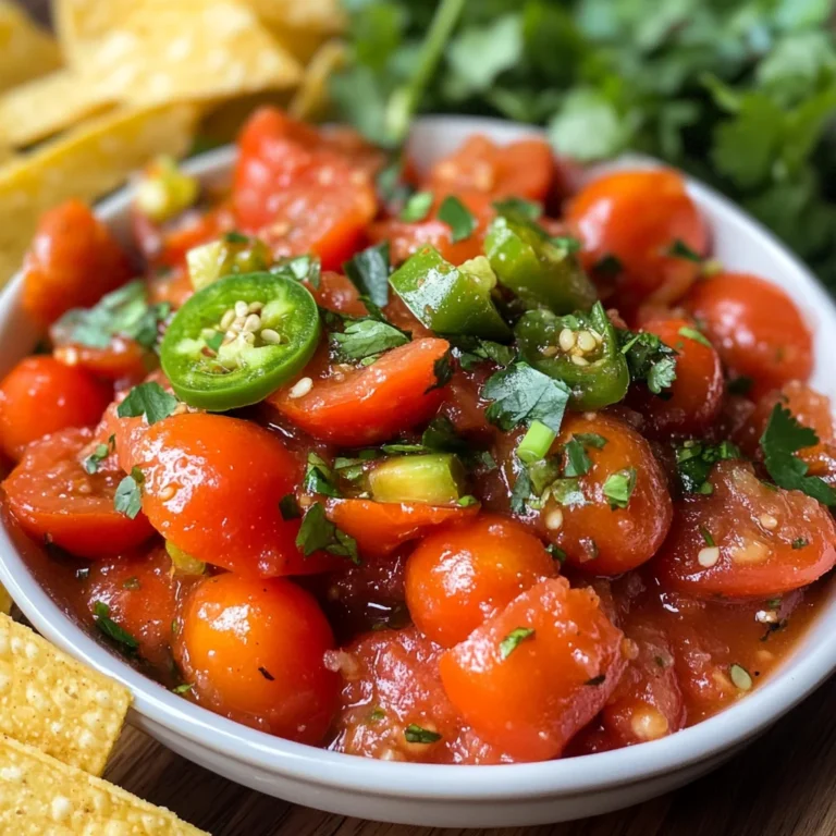 Roasted Cherry Tomato Salsa