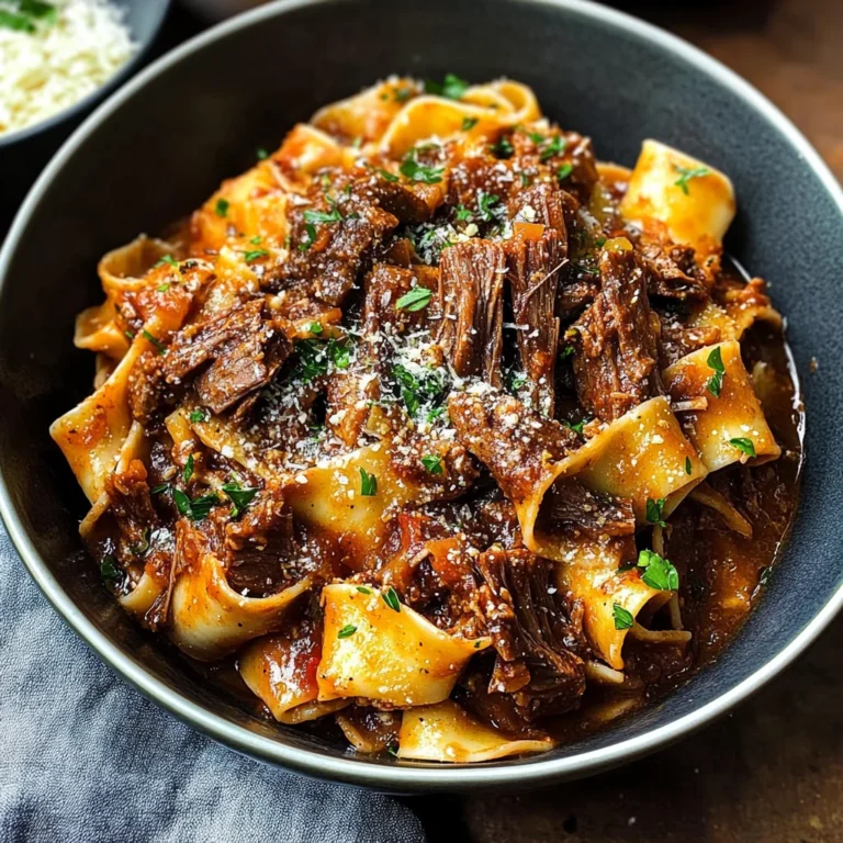 Slowly Braised Beef Short Rib Ragu