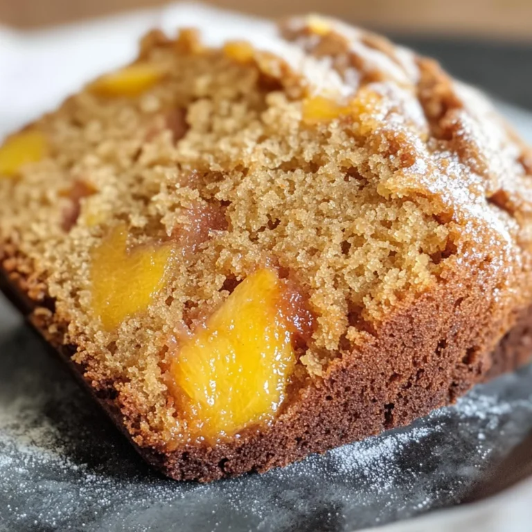 Spiced Peach Bread