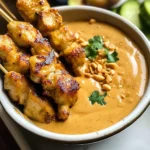 Thai Chicken Satay with Peanut Sauce