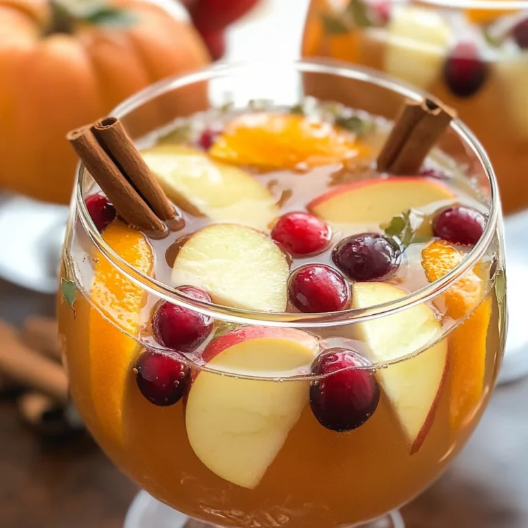 Thanksgiving Punch Recipe (with non alcoholic option!)