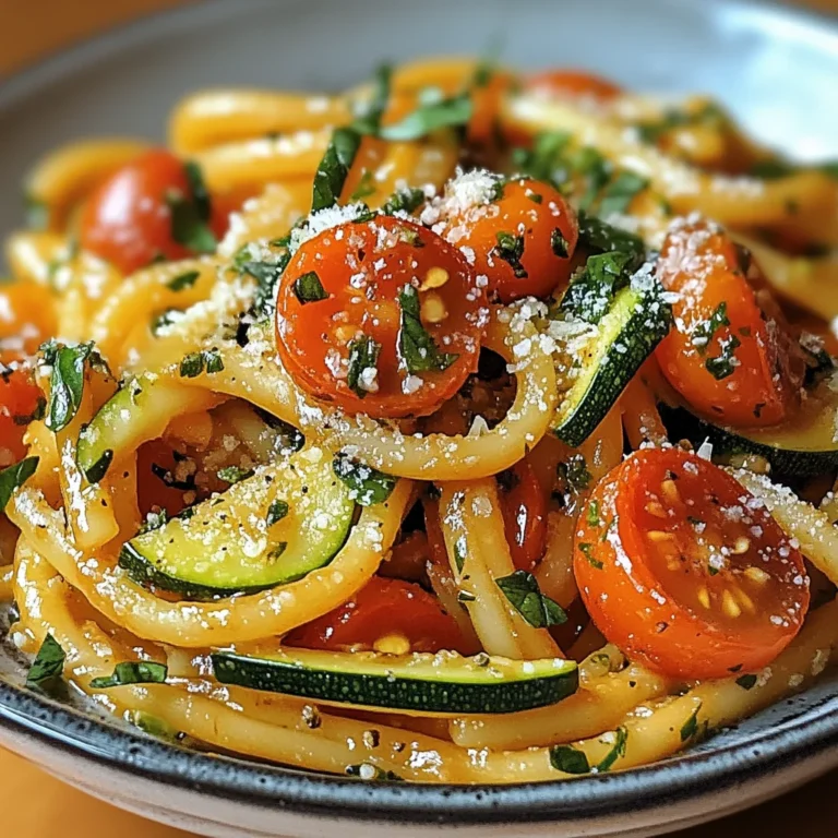Tomato Zucchini Pasta